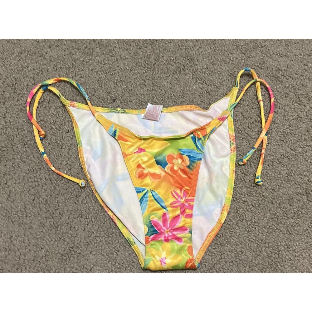 Body Glove tie-side yellow bikini bottom